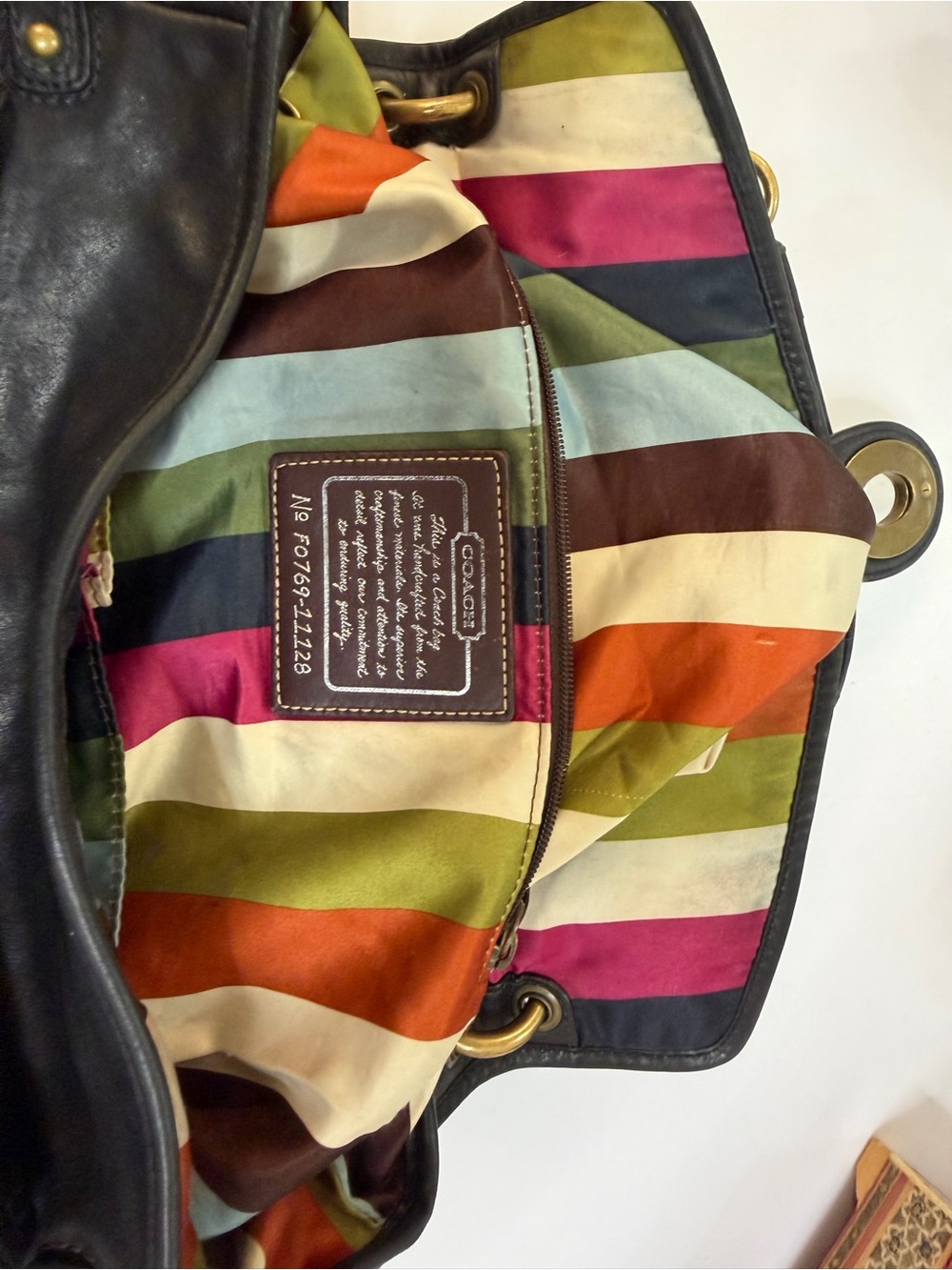 Vintage COACH Leigh 65th
Anniversary Legacy Shoulder
Bag - Picture 5 of 10